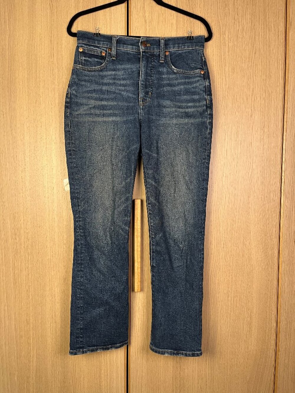 Madewell Slim Demi-Boot Jeans Dark Wash Size 26